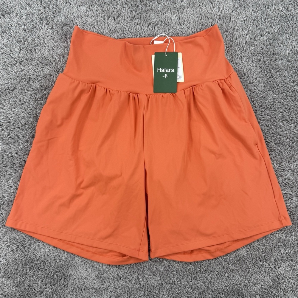 Halara Softlyzero Airy Super High Waisted 2 In 1 Instant Cool Yoga Shorts L NWT